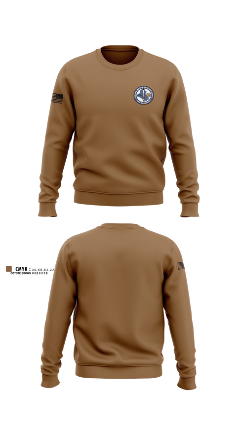 Crew Neck Sweatshirt, Bravo Battery, 4th Battalion, 3rd Air Defense Artillery Regiment, Army, Teamtime, Team time, sublimation, custom sports apparel, team uniforms, spirit wear, spiritwear, sports uniforms, custom shirts, team store, custom team store, fundraiser sports, apparel fundraiser