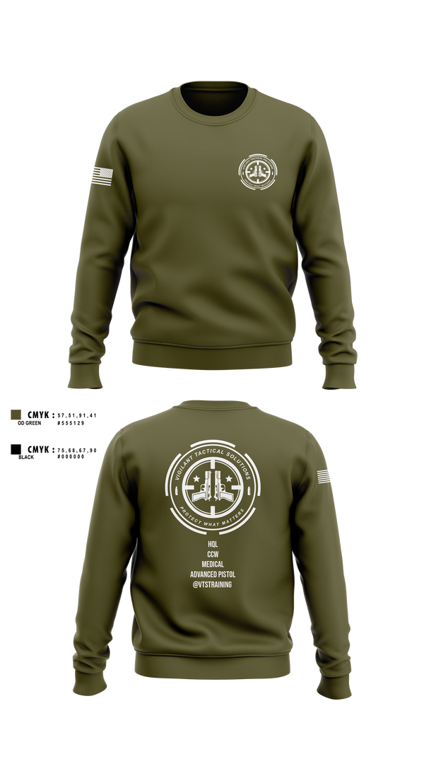 Crew Neck Sweatshirt, Vigilante Tactical Solutions, , Teamtime, Team time, sublimation, custom sports apparel, team uniforms, spirit wear, spiritwear, sports uniforms, custom shirts, team store, custom team store, fundraiser sports, apparel fundraiser