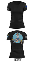 733 83106436 Women's Short Sleeve V-neck Shirt - 27