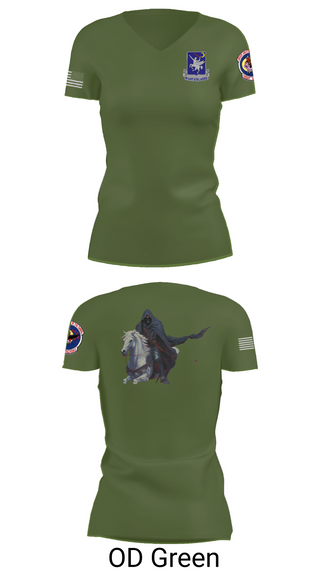 Womens Short Sleeve Vneck Shirt, 160th SOAR (A), , Teamtime, Team time, sublimation, custom sports apparel, team uniforms, spirit wear, spiritwear, sports uniforms, custom shirts, team store, custom team store, fundraiser sports, apparel fundraiser