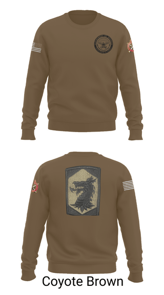 Crew Neck Sweatshirt, 445 Chemical Company, National Guard, Teamtime, Team time, sublimation, custom sports apparel, team uniforms, spirit wear, spiritwear, sports uniforms, custom shirts, team store, custom team store, fundraiser sports, apparel fundraiser