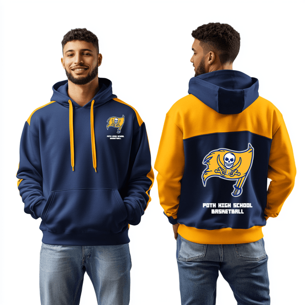 Hoodie, Poth High School Basketball, Men's Basketball, Teamtime, Team time, sublimation, custom sports apparel, team uniforms, spirit wear, spiritwear, sports uniforms, custom shirts, team store, custom team store, fundraiser sports, apparel fundraiser