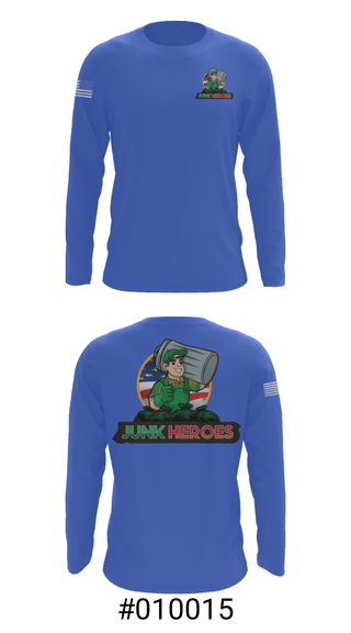 Long Sleeve Performance Shirt, Junk Heroes, , Teamtime, Team time, sublimation, custom sports apparel, team uniforms, spirit wear, spiritwear, sports uniforms, custom shirts, team store, custom team store, fundraiser sports, apparel fundraiser