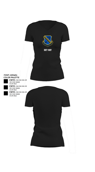 Womens Short Sleeve Vneck Shirt, Det 607, , Teamtime, Team time, sublimation, custom sports apparel, team uniforms, spirit wear, spiritwear, sports uniforms, custom shirts, team store, custom team store, fundraiser sports, apparel fundraiser