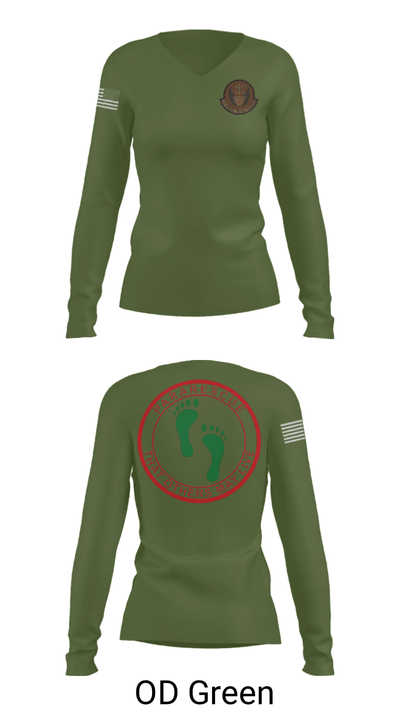 22 STS 7011306 Women's Long Sleeve V-neck Shirt - 57