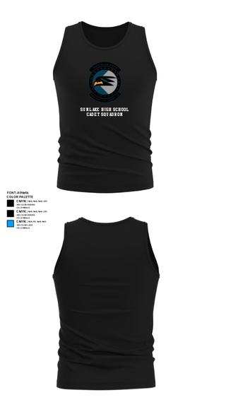 Tank Top, Sunlake High School Cadet Squadron, Air Force, Teamtime, Team time, sublimation, custom sports apparel, team uniforms, spirit wear, spiritwear, sports uniforms, custom shirts, team store, custom team store, fundraiser sports, apparel fundraiser