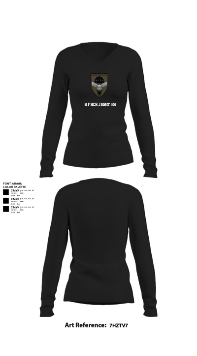 8.FschJgRgt 26 4614307 Women's Long Sleeve V-neck Shirt - 22
