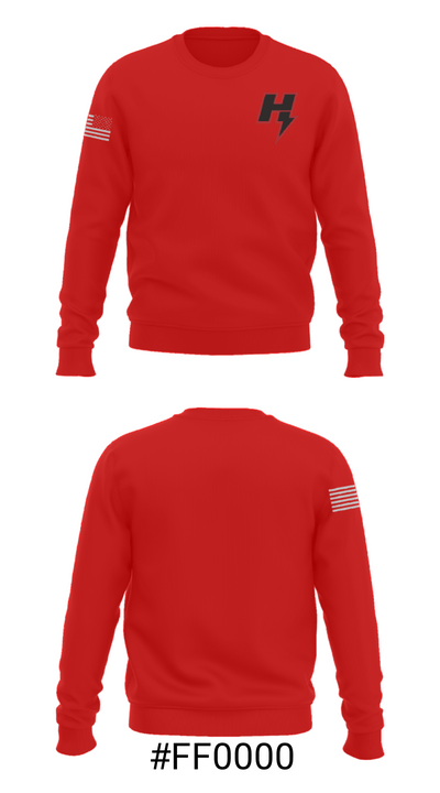 Hilliard Middle-Senior High School 26439201 Crew Neck Sweatshirt - 16