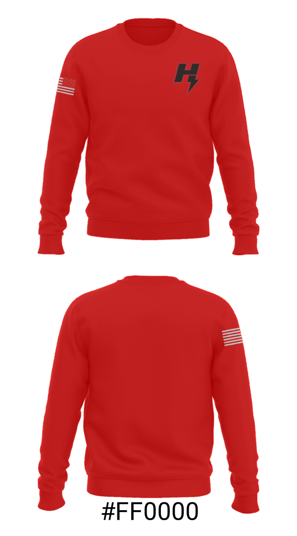 Crew Neck Sweatshirt, Hilliard Middle-Senior High School, Spirit Store, Teamtime, Team time, sublimation, custom sports apparel, team uniforms, spirit wear, spiritwear, sports uniforms, custom shirts, team store, custom team store, fundraiser sports, apparel fundraiser