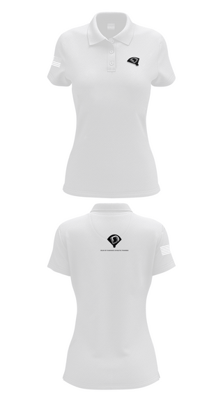 Womens Short Sleeve Performance Polo, Dean of Diamonds Athletic Training, Baseball, Teamtime, Team time, sublimation, custom sports apparel, team uniforms, spirit wear, spiritwear, sports uniforms, custom shirts, team store, custom team store, fundraiser sports, apparel fundraiser