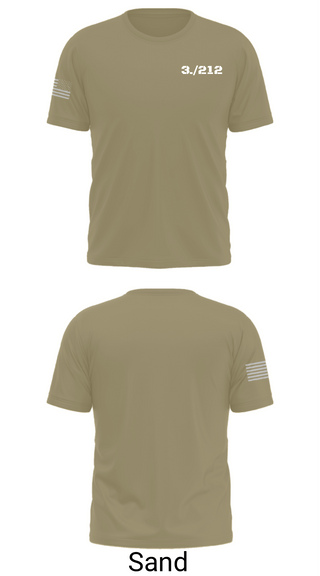 Short Sleeve Performance Shirt, 3./212, Army, Teamtime, Team time, sublimation, custom sports apparel, team uniforms, spirit wear, spiritwear, sports uniforms, custom shirts, team store, custom team store, fundraiser sports, apparel fundraiser