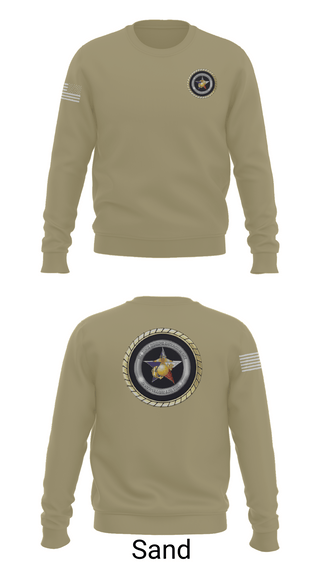 Crew Neck Sweatshirt, Goodfellow AFB, Marines, Teamtime, Team time, sublimation, custom sports apparel, team uniforms, spirit wear, spiritwear, sports uniforms, custom shirts, team store, custom team store, fundraiser sports, apparel fundraiser