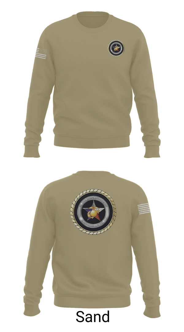 Crew Neck Sweatshirt, Goodfellow AFB, Marines, Teamtime, Team time, sublimation, custom sports apparel, team uniforms, spirit wear, spiritwear, sports uniforms, custom shirts, team store, custom team store, fundraiser sports, apparel fundraiser