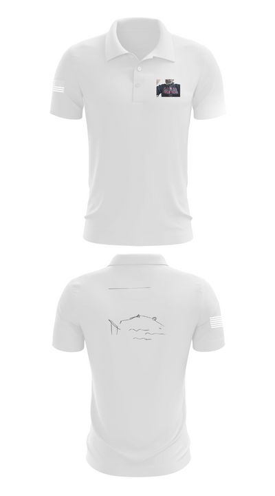 Camas High School Swimming 54044960 Short Sleeve Performance Polo - 9