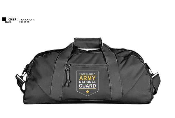Duffle Bag, Recruiting & Retention, National Guard, Teamtime, Team time, sublimation, custom sports apparel, team uniforms, spirit wear, spiritwear, sports uniforms, custom shirts, team store, custom team store, fundraiser sports, apparel fundraiser