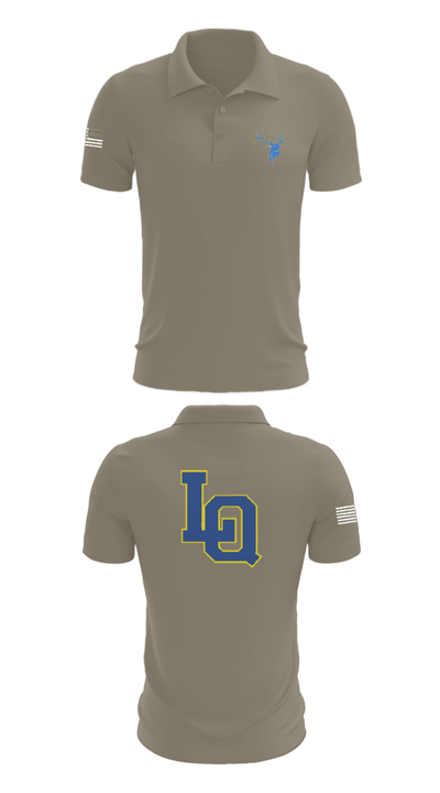 Lake Quinault High School Volleyball 10165141 Short Sleeve Performance Polo - 21
