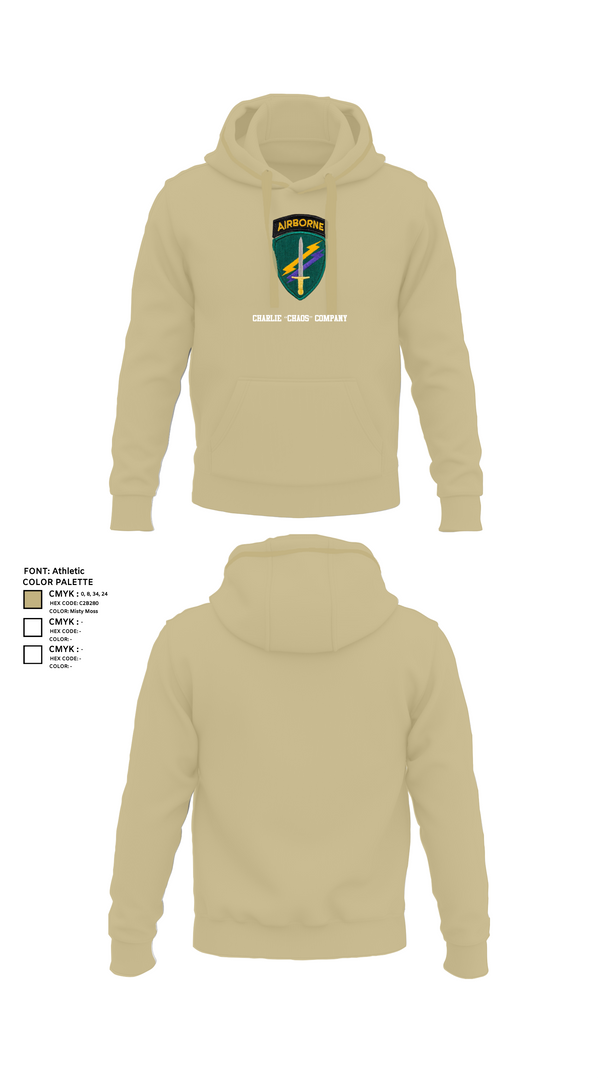 Hoodie, Charlie “Chaos” Company, , Teamtime, Team time, sublimation, custom sports apparel, team uniforms, spirit wear, spiritwear, sports uniforms, custom shirts, team store, custom team store, fundraiser sports, apparel fundraiser