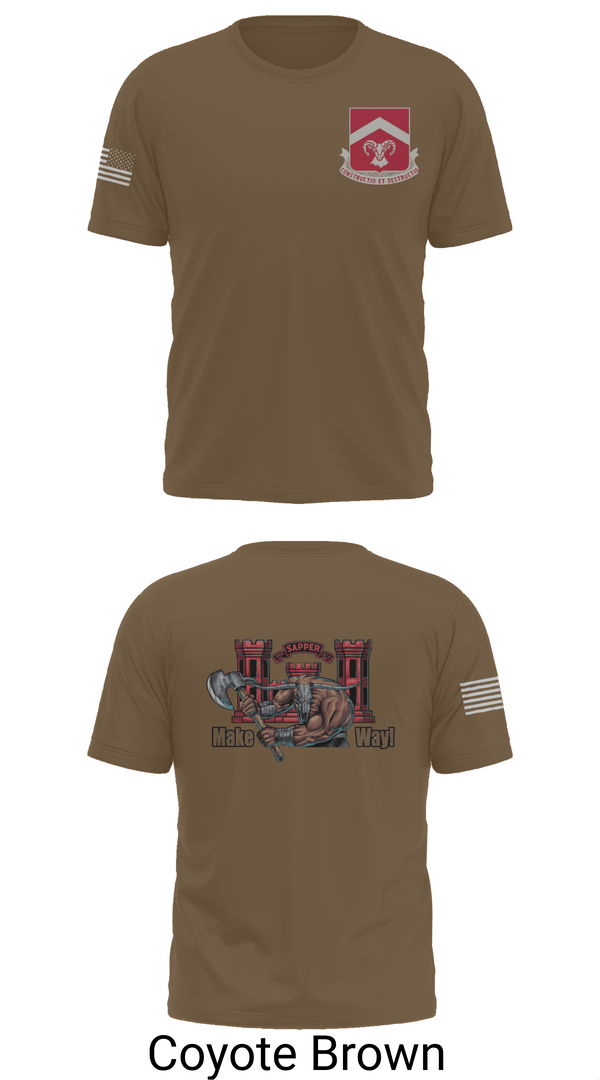 Short Sleeve Performance Shirt, 937th CEC-A, 40th BEB, Army, Teamtime, Team time, sublimation, custom sports apparel, team uniforms, spirit wear, spiritwear, sports uniforms, custom shirts, team store, custom team store, fundraiser sports, apparel fundraiser