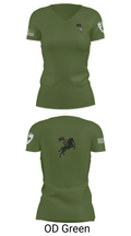 Oklahoma State University Ranger Challenge 45471102 Women's Short Sleeve V-neck Shirt - 48