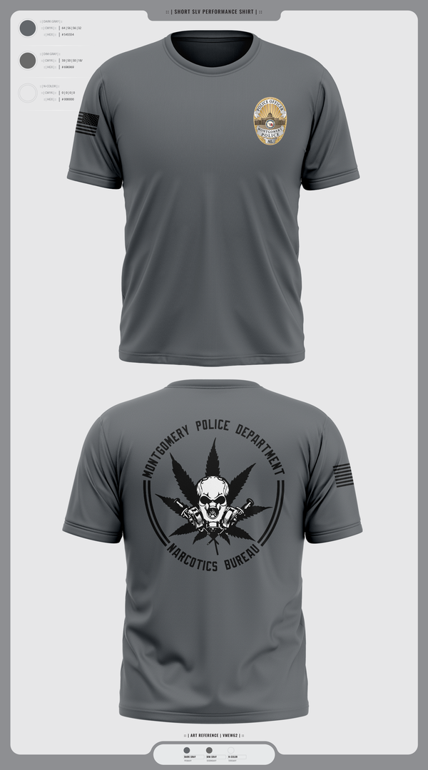 Short Sleeve Performance Shirt, NARCOTICS BUREAU, Police, Teamtime, Team time, sublimation, custom sports apparel, team uniforms, spirit wear, spiritwear, sports uniforms, custom shirts, team store, custom team store, fundraiser sports, apparel fundraiser