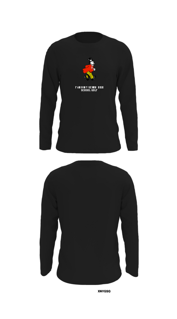 Long Sleeve Performance Shirt, Fairbury Senior High School Golf, Golf, Teamtime, Team time, sublimation, custom sports apparel, team uniforms, spirit wear, spiritwear, sports uniforms, custom shirts, team store, custom team store, fundraiser sports, apparel fundraiser