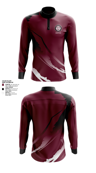 Quarter Zip Jacket, Torrance High School, Wrestling, Teamtime, Team time, sublimation, custom sports apparel, team uniforms, spirit wear, spiritwear, sports uniforms, custom shirts, team store, custom team store, fundraiser sports, apparel fundraiser