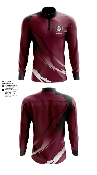 Torrance High School 53150319 Quarter Zip Jacket - 1
