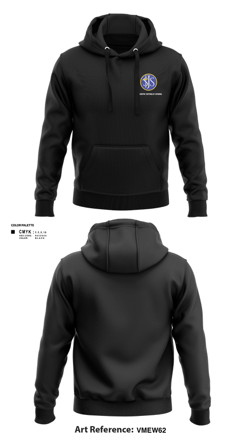 Hoodie, St Joseph Catholic School Volleyball, Women's Volleyball, Teamtime, Team time, sublimation, custom sports apparel, team uniforms, spirit wear, spiritwear, sports uniforms, custom shirts, team store, custom team store, fundraiser sports, apparel fundraiser