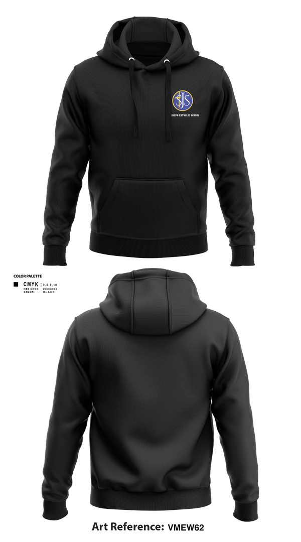 Hoodie, St Joseph Catholic School Volleyball, Women's Volleyball, Teamtime, Team time, sublimation, custom sports apparel, team uniforms, spirit wear, spiritwear, sports uniforms, custom shirts, team store, custom team store, fundraiser sports, apparel fundraiser