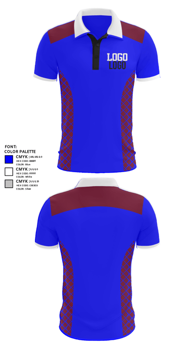 Carson High School Tennis 79130160 Short Sleeve Performance Polo - 31