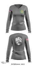 CSO 60647383 Women's Long Sleeve V-neck Shirt - 3