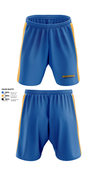 Athletic Shorts With Pockets, Wiesbaden, Baseball, Teamtime, Team time, sublimation, custom sports apparel, team uniforms, spirit wear, spiritwear, sports uniforms, custom shirts, team store, custom team store, fundraiser sports, apparel fundraiser