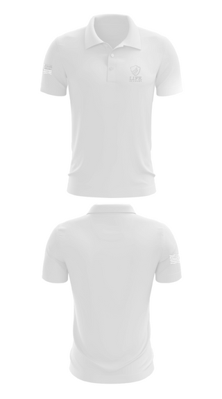 Short Sleeve Performance Polo, Life Academy Royals, Men's Basketball, Teamtime, Team time, sublimation, custom sports apparel, team uniforms, spirit wear, spiritwear, sports uniforms, custom shirts, team store, custom team store, fundraiser sports, apparel fundraiser