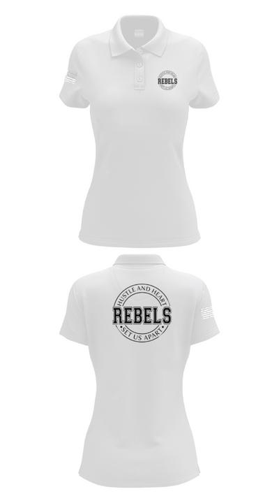 REBLES 71194582 Women's Short Sleeve Performance Polo  - 17