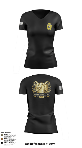 Womens Short Sleeve Vneck Shirt, Charlie SquadCharlie SquadCNT (Crisis Negotiation Team), Police, Teamtime, Team time, sublimation, custom sports apparel, team uniforms, spirit wear, spiritwear, sports uniforms, custom shirts, team store, custom team store, fundraiser sports, apparel fundraiser