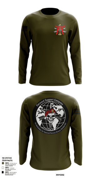 Long Sleeve Performance Shirt, FSC 1-1SFG, Army, Teamtime, Team time, sublimation, custom sports apparel, team uniforms, spirit wear, spiritwear, sports uniforms, custom shirts, team store, custom team store, fundraiser sports, apparel fundraiser