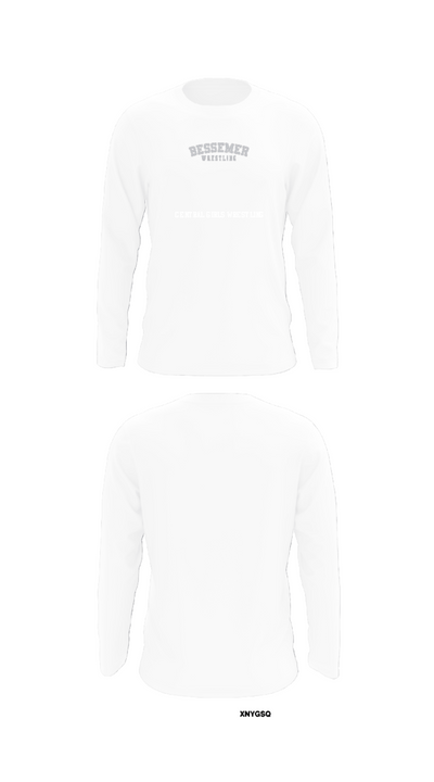 Central Girls Wrestling 97612951 Long Sleeve Performance Shirt - 8