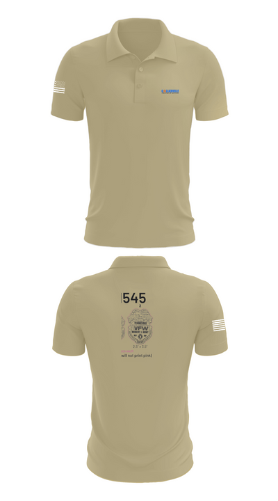 TN VFW 47814062 Short Sleeve Performance Polo - 87