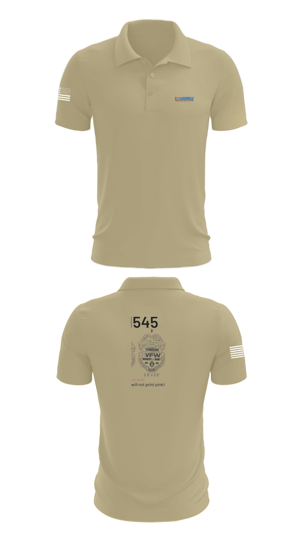 Short Sleeve Performance Polo, TN VFW, Army, Teamtime, Team time, sublimation, custom sports apparel, team uniforms, spirit wear, spiritwear, sports uniforms, custom shirts, team store, custom team store, fundraiser sports, apparel fundraiser