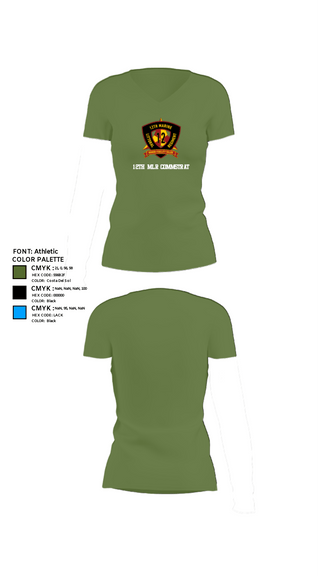 Womens Short Sleeve Vneck Shirt, 12th MLR COMMSTRAT, Marines, Teamtime, Team time, sublimation, custom sports apparel, team uniforms, spirit wear, spiritwear, sports uniforms, custom shirts, team store, custom team store, fundraiser sports, apparel fundraiser