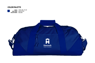 Duffle Bag, Hancock Claims Consultants, Fire Department, Teamtime, Team time, sublimation, custom sports apparel, team uniforms, spirit wear, spiritwear, sports uniforms, custom shirts, team store, custom team store, fundraiser sports, apparel fundraiser