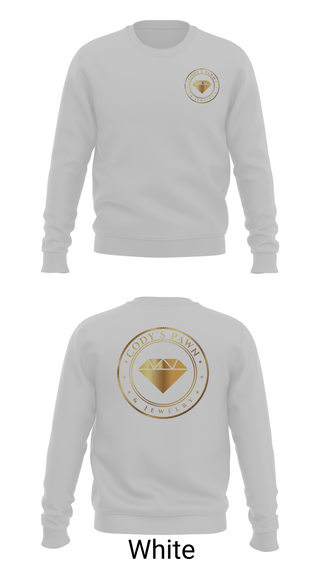 Crew Neck Sweatshirt, Cody’s Pawn & Jewelry, , Teamtime, Team time, sublimation, custom sports apparel, team uniforms, spirit wear, spiritwear, sports uniforms, custom shirts, team store, custom team store, fundraiser sports, apparel fundraiser