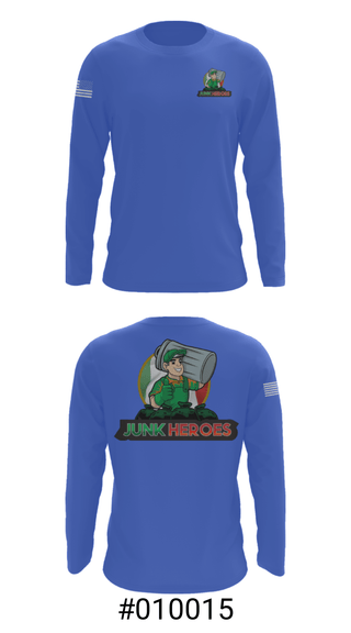 Long Sleeve Performance Shirt, Junk Heroes, , Teamtime, Team time, sublimation, custom sports apparel, team uniforms, spirit wear, spiritwear, sports uniforms, custom shirts, team store, custom team store, fundraiser sports, apparel fundraiser