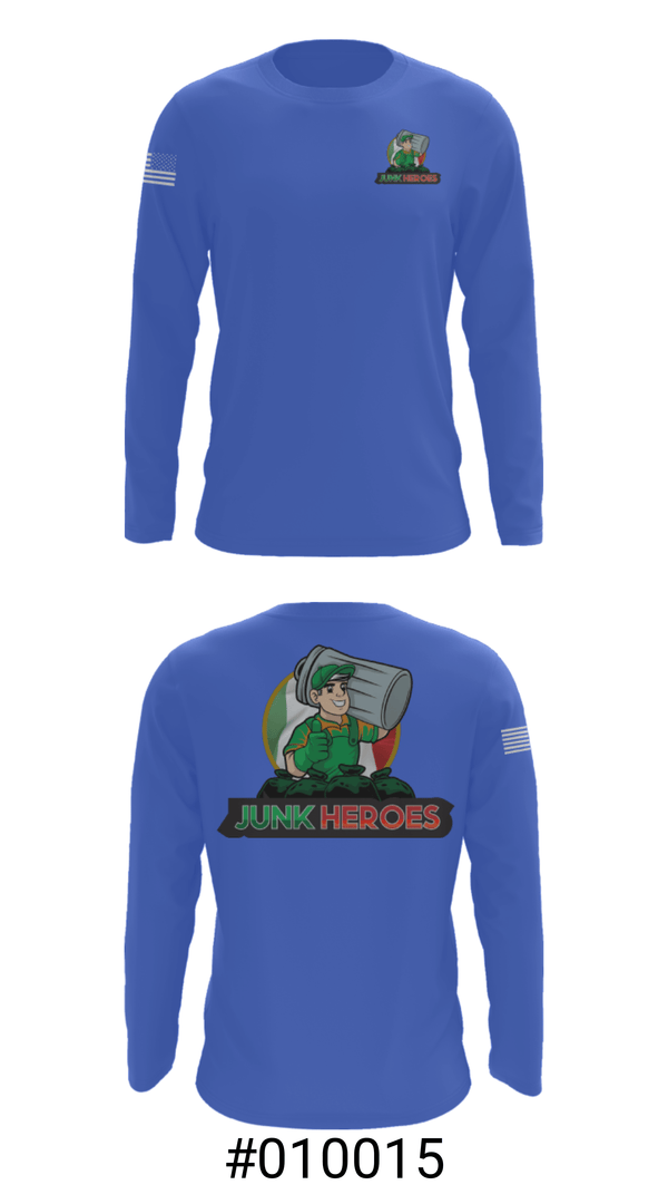 Long Sleeve Performance Shirt, Junk Heroes, , Teamtime, Team time, sublimation, custom sports apparel, team uniforms, spirit wear, spiritwear, sports uniforms, custom shirts, team store, custom team store, fundraiser sports, apparel fundraiser
