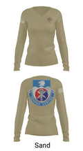 312TH MI BN, CHARLIE DETACHMENT 54805661 Women's Long Sleeve V-neck Shirt - 97