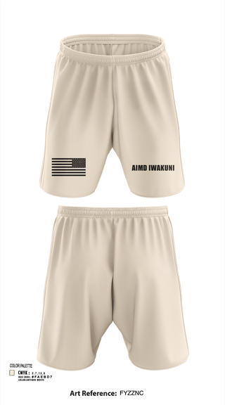 Athletic Shorts With Pockets, AIMD Iwakuni, Navy, Teamtime, Team time, sublimation, custom sports apparel, team uniforms, spirit wear, spiritwear, sports uniforms, custom shirts, team store, custom team store, fundraiser sports, apparel fundraiser