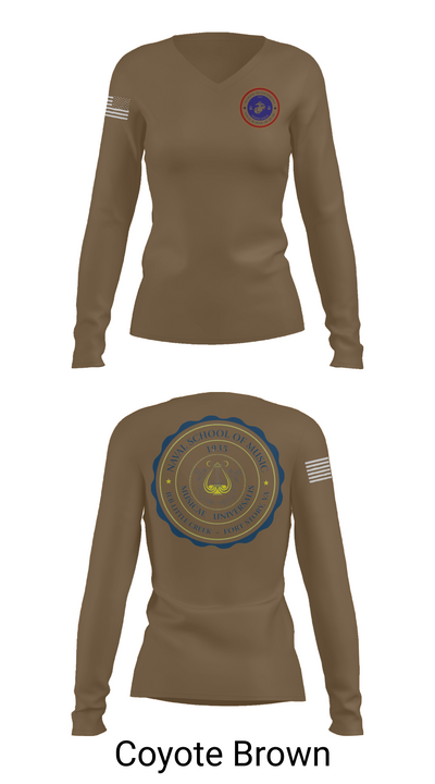 Navsom 61939478 Women's Long Sleeve V-neck Shirt - 17