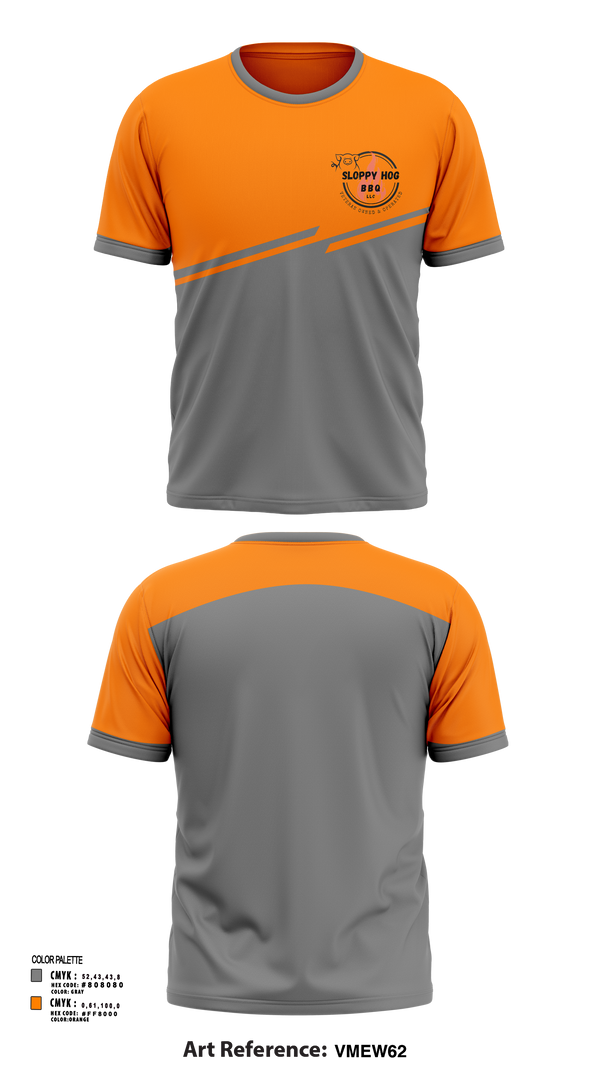 Short Sleeve Performance Shirt, Sloppy Hog BBQ, , Teamtime, Team time, sublimation, custom sports apparel, team uniforms, spirit wear, spiritwear, sports uniforms, custom shirts, team store, custom team store, fundraiser sports, apparel fundraiser