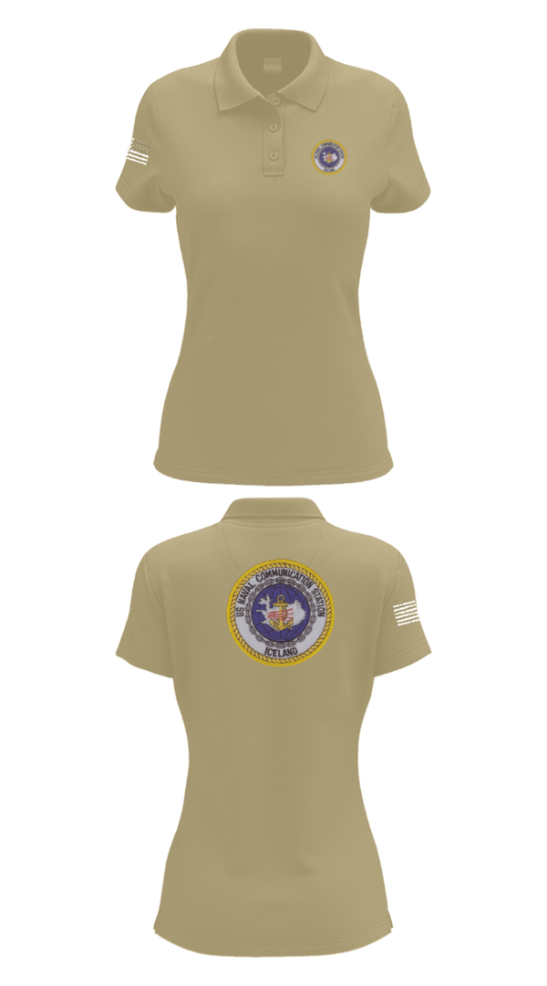 Women's Short Sleeve Performance Polo, NAVCOMSTA Iceland, , Teamtime, Team time, sublimation, custom sports apparel, team uniforms, spirit wear, spiritwear, sports uniforms, custom shirts, team store, custom team store, fundraiser sports, apparel fundraiser