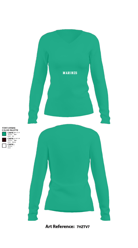 Women's Long Sleeve Vneck Shirt, CBIRF, , Teamtime, Team time, sublimation, custom sports apparel, team uniforms, spirit wear, spiritwear, sports uniforms, custom shirts, team store, custom team store, fundraiser sports, apparel fundraiser